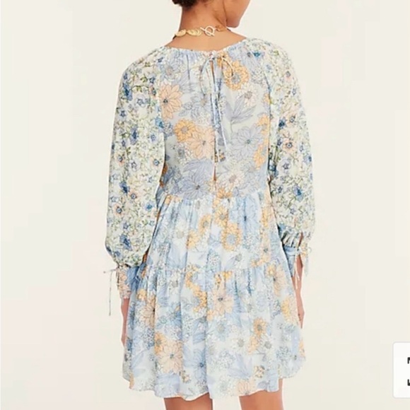 J. Crew Floral Babydoll Dress - Picture 2 of 3